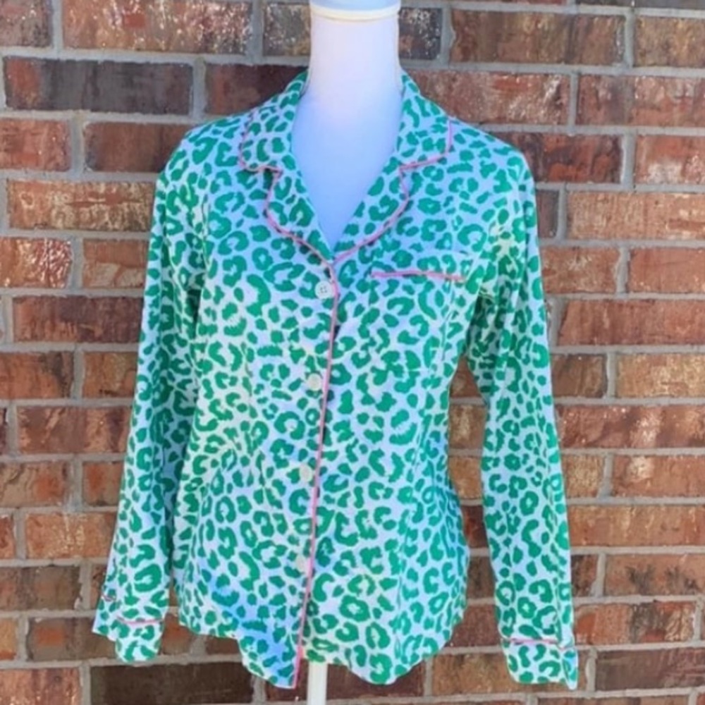 BedHead Animal Print Pajama Top Size XS